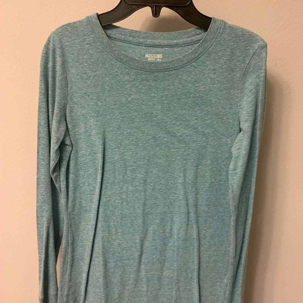 Mossimo Supply Co. Teal Heathered Top
